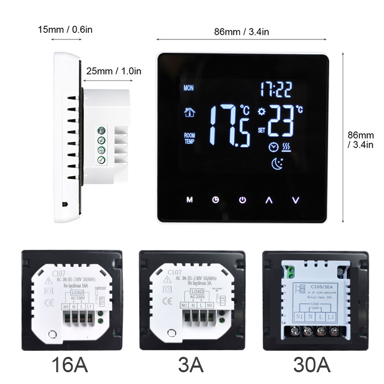 Dy-107 WiFi remote control floor heating thermostat
